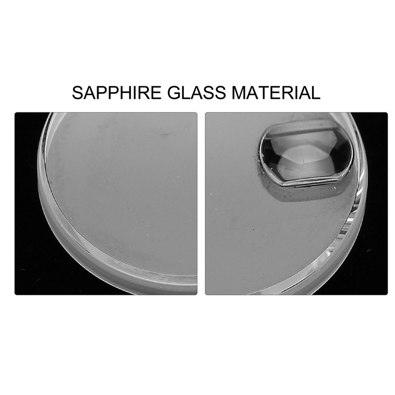 Watch Glass Sapphire Crystal Lens Calendar Window Magnification Transparent Rounded