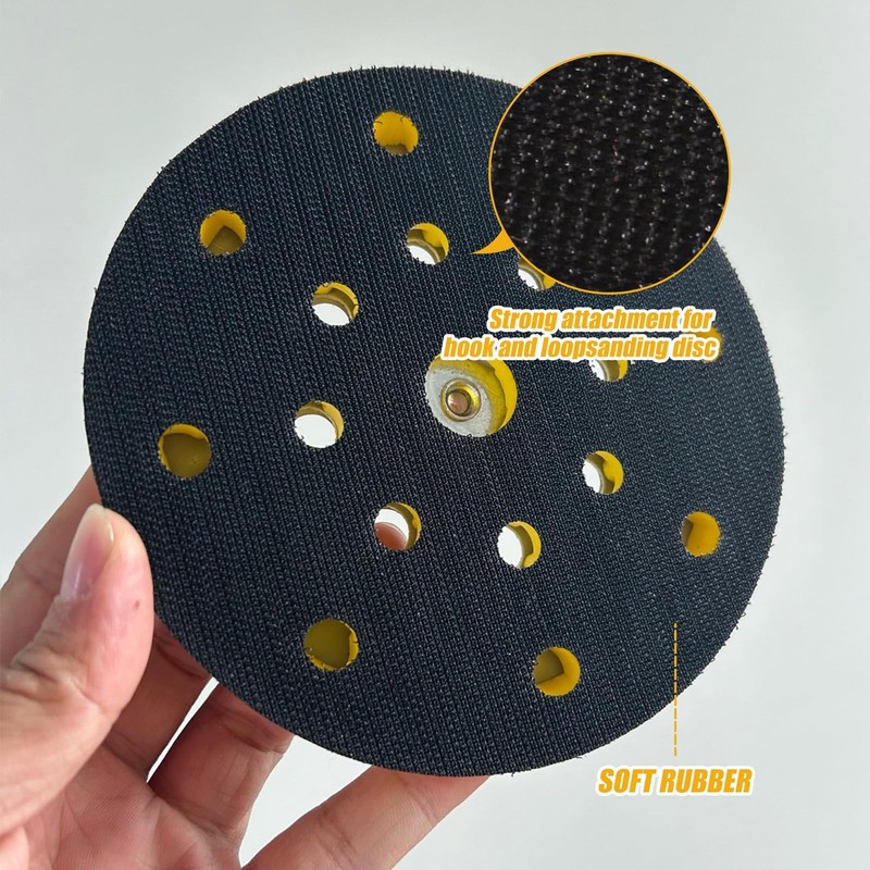 Biglumin Sanding Disc - Pneumatic Sanding Disc 150 mm, Hand