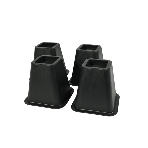 J&V TEXTILES Bed Furniture Risers - Elevation in 6 Inch