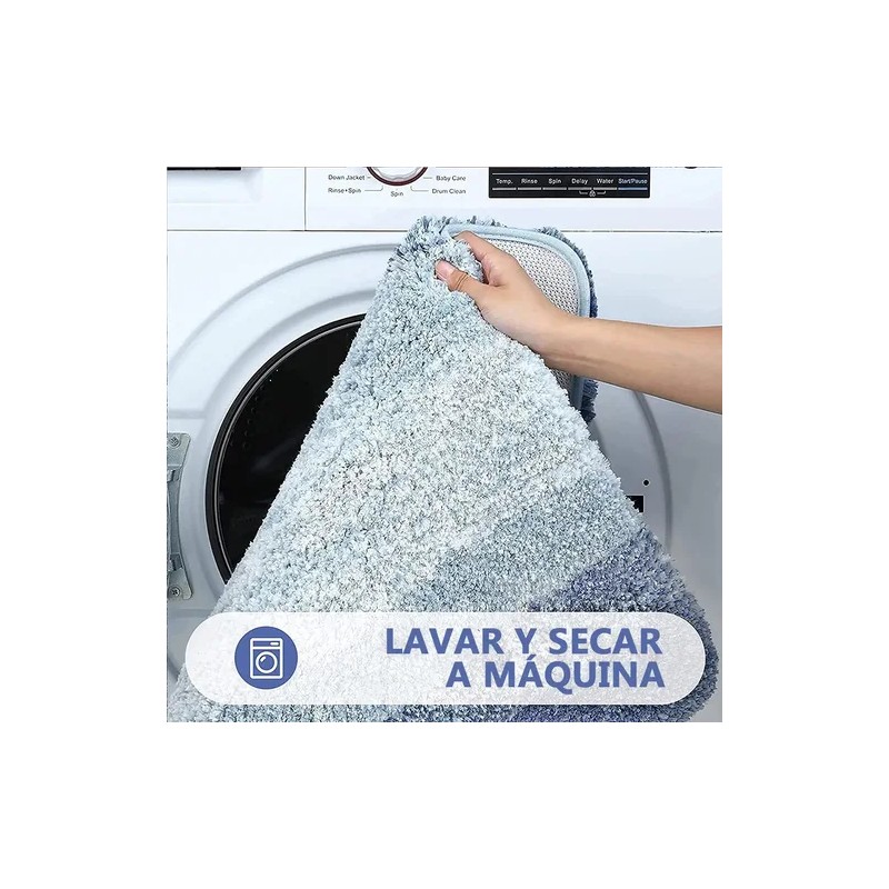 Tapetes De Baño Suave Y Absorbente Antideslizante 50x76cm