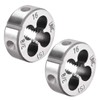 sourcing map Set of 2 round die machines, right-hand thread
