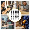 ANBOO 8 Piece Wood Plug Cutter Drill Bit Set Perfect