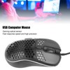 Wired Mouse Lightweight Hollow Out Ergonomic Optical Sensor USB Computer