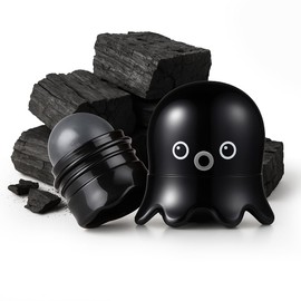 TONYMOLY Tako Pore Blackhead Remover Scrub Stick Charcoal & Dead Sea Salt Exfoliator for Blackheads, Whiteheads, Pore Cleansing & Oil Control, 0.8 oz