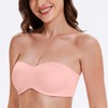 MELENECA Women's Strapless Bra for Large Bust Minimizer Unlined Bandeau