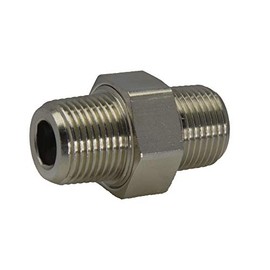 Double Nipple NPT 1/2" - NPT 1/2" Material Stainless Steel