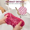 MR.TIMELAG African Net Bath Sponge & Shower Cap Set 4-Pack-