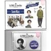 Shota Watanabe SnowMan 1st Anniversary Sticker Tin Badge Set, Metal
