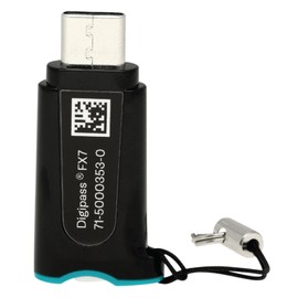 OneSpan DIGIPASS® FX7 Two-Factor authentication (2FA) Security Key, Connect via USB-C FIDO Certified - FIDO2, Protect Accounts Online, Passwordless Authentication, Secure Passkey, Phishing Resistent