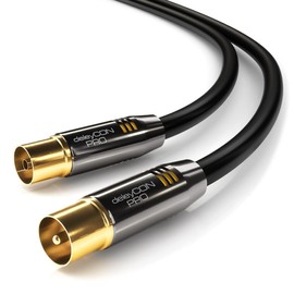 deleyCon TV Cable Straight/Straight - Gold Plated