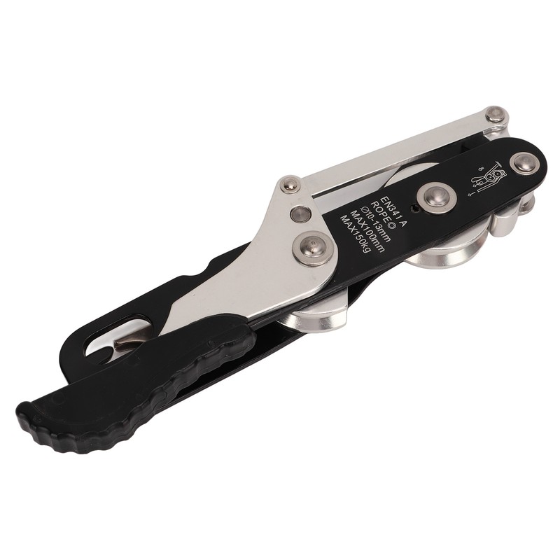 Manual Climbing Descender Aluminum Alloy Self Locking Downhill Device for