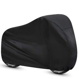 ALBOYI Bicycle Cover 190T Outdoor Waterproof Bike Cover Anti Dust UV Rain Cover for Mountain Road Electric Bike（Black）