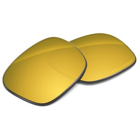 Tintart Performance Replacement Lenses Compatible with Oakley Sliver F Folding OO9246 Polycarbonate Polarized Etched-Golden Yellow