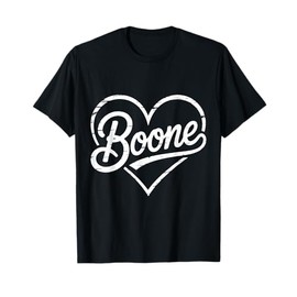 Boone Heart Family Name I Love Boone Vintage T-Shirt
