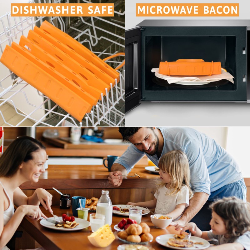Bad Boy Microwave Bacon Cooker - Crispy Bacon Cooker For