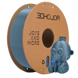 3DHoJor 3D Printing Filament Basic PLA Filament 1.75mm 300mm/s 1kg Cardboard Spool Dimensional Accuracy +/- 0.03 mm Fit Most 3D FDM Printer-Light Gray