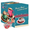 Double Donut Chocolate Raspberry Flavored Coffee Pods, Medium Roast Coffee,