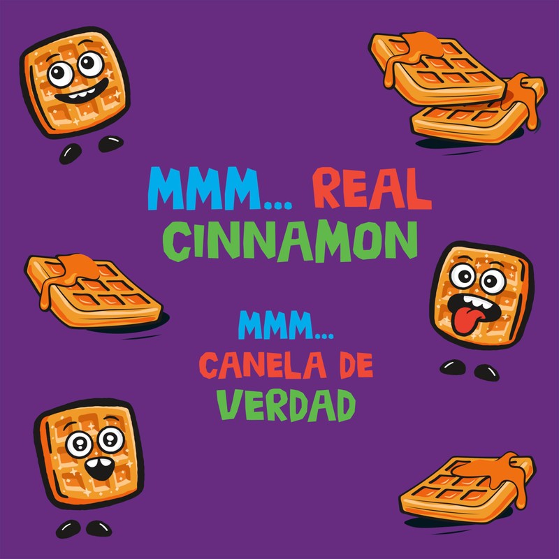 Cinnamon Toast Crunch Waffle Breakfast Cereal, Crispy Cinnamon Cereal, 11.6