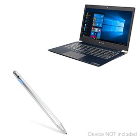BoxWave Stylus Pen Compatible with Dynabook Portege X30 - AccuPoint Active Stylus, Electronic Stylus with Ultra Fine Tip for Dynabook Portege X30 - Metallic Silver