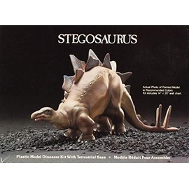Lindberg Stegosaurus Plastic Model Dinosaur w/ Terrestrial Base Kit #263