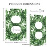 Green Palm Leaves Outlet Covers Wall Plate Decorative 1 Gang