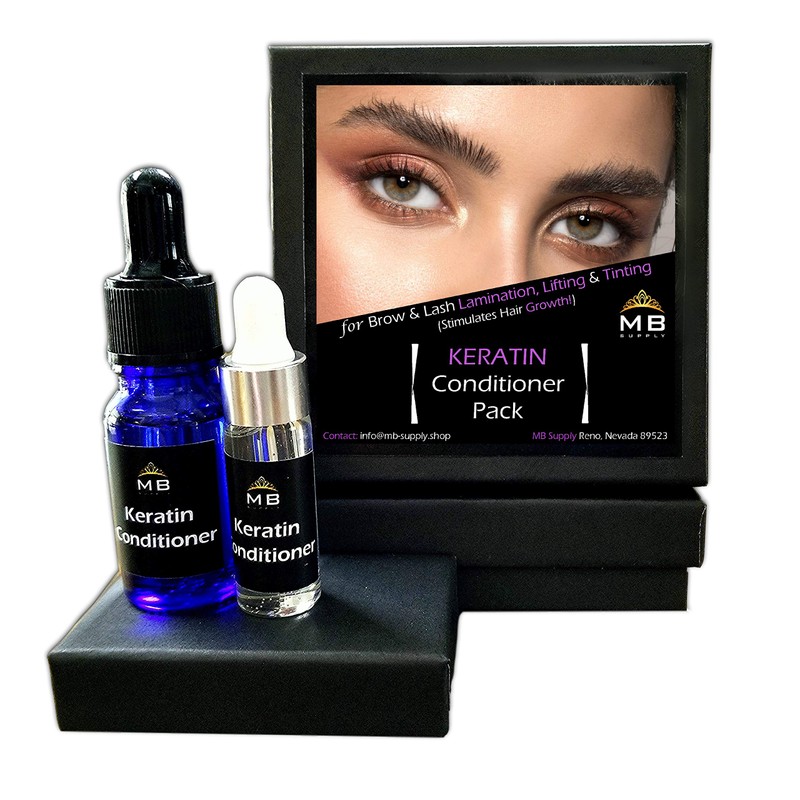 Eyelash Eyebrow Growth Serum Advanced Nourishing Keratin Conditioner for Lamination