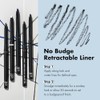 e.l.f. No Budge Retractable Eyeliner, Creamy, Ultra-Pigmented & Waterproof, Creates