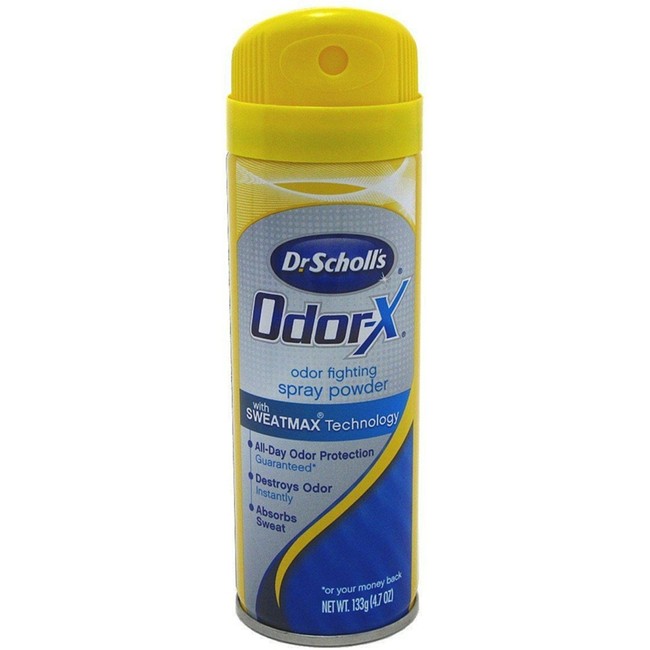 Dr. Scholl's Odor-X Odor Fighting Spray Powder 4.70 oz (Pack of 5)