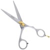 Linkshänder Friseur Salon Friseurschere 14cm, Modellierschere set 14cm Rosa Zebramuster