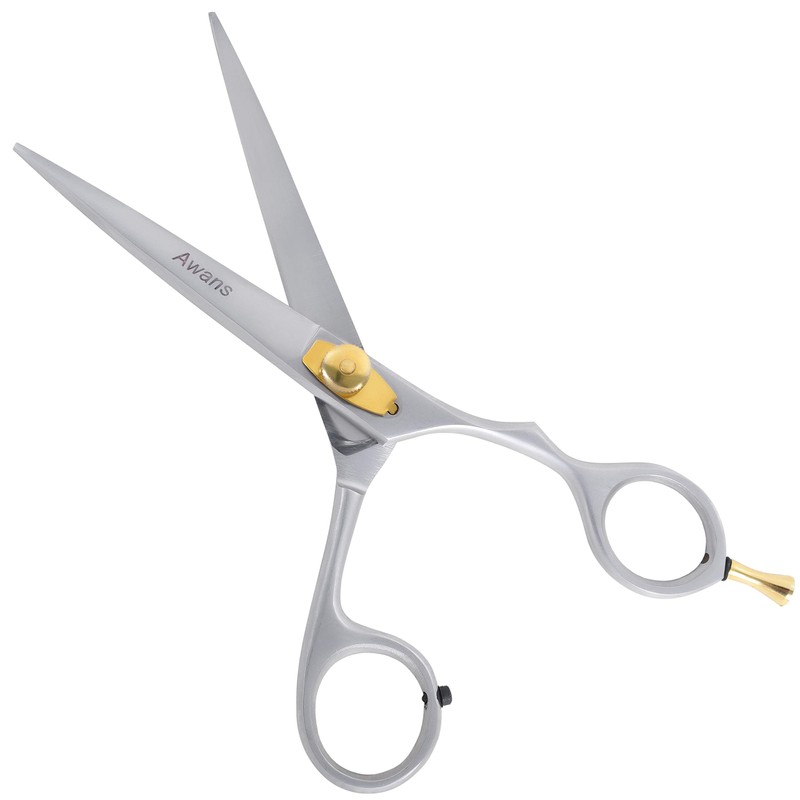 Linkshänder Friseur Salon Friseurschere 14cm, Modellierschere set 14cm Rosa Zebramuster