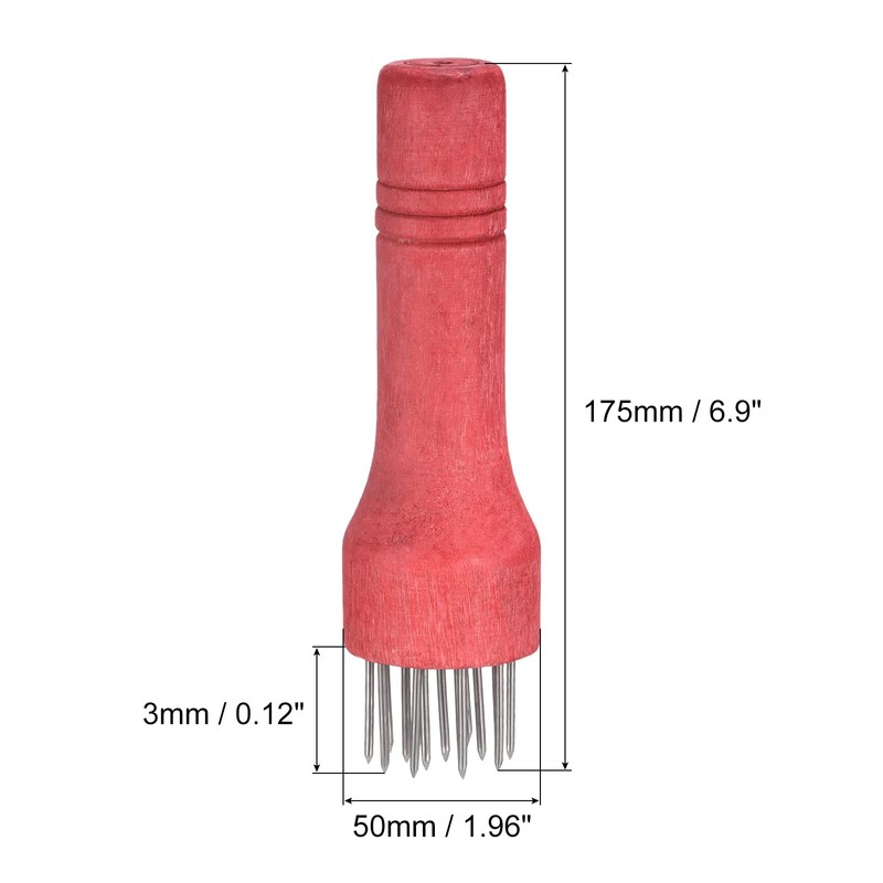 sourcing map Stainless Steel Meat Tenderizer, Meat Mallet Needle Nails