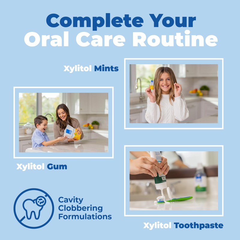 Epic 100% Xylitol Gum, 500 Pieces Individually Wrapped - Aspartame