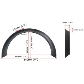 KEEPDSGN For Volvo V50 Wheel Cover Fender Flares Clinched Widebody Kit Parts New School