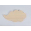 Shizuka-JP Shinto Shelf, Carved Letters, Horizontal Carved, "Cloud Shaped" Cut