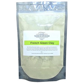 French green clay, 1 pound (16oz) soap making supplies, French Green Face Mask is Rich in Minerals, Nutrients, And Antioxidants Ideal For All Skin Types. Resealable stand-up moisture barrier pouch
