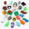 25pcs Mini 3D Printed Animals Figurines Set – Flexible Poseable,
