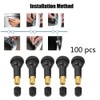 Gorgeri Pack of 100 Car Motorcycle Universal Replacement Snap-in Tyre