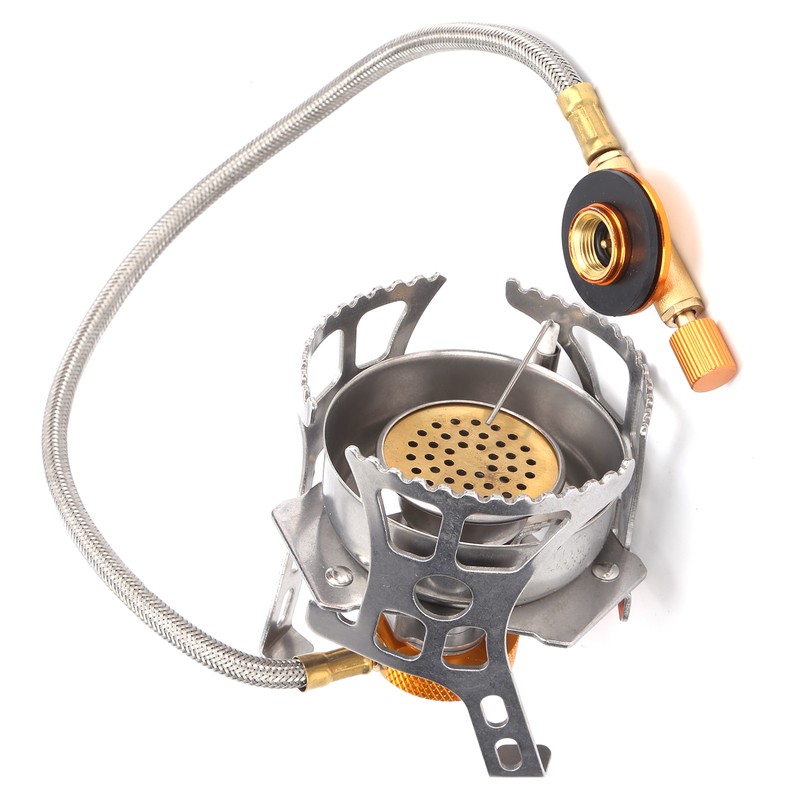 Camping Stove Portable Aluminum Alloy Stainless Steel Practical Outdoor Cooking