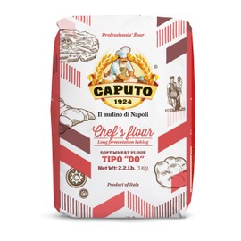 Antimo Caputo Chef's Flour 2.2 LB (Case of 10) - 22 LB Total - Italian Double Zero 00 Flour - Soft Wheat for Pizza Dough, Bread, & Pasta