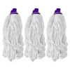 HV - Set of 3 Cotton Mop Heads with Plastic