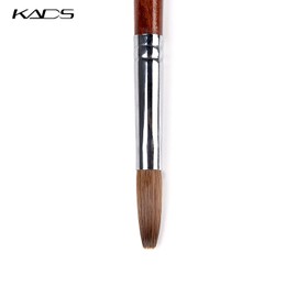 KADS Kolinsky Sable Acrylic Nail Art Brush Red Wood Pen Nail Brush for Nail Art Manicure Tool (16#)