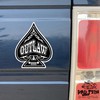 Bad Fish Custom Decals 2 Pack Outlaw Spade Car Decal