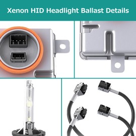 W003T21971 Xenon HID Ballast Headlight Control Unit with D3S Bulb Kit Compatible with 2011-2021 for Chrysl-er 300 Replace 68170821AA 8K0941597 Computer Headlight Ballast D3S 35W Headlamp Bulb