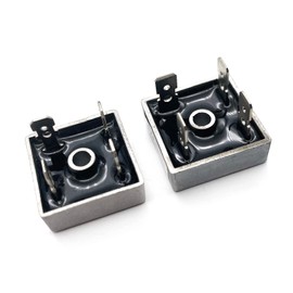 Zoucsj 2 diodos rectificadores de puente de 4 pines, KBPC3510, 35 A 1000 V, monofásico, onda completa, silicona