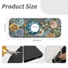 Faucet Fast Absorbent Pad - Chromatic Blooms And Butterfly ,