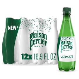 Maison Perrier Sparkling Water, 16.9 FL OZ Plastic Water Bottle (12 count)
