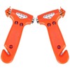 2-in-1 Car Emergency Escape Tool - Tungsten Steel Tip Window