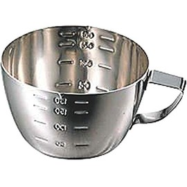 Kanda 036066 Measuring Cup, Stainless Steel, Made in Japan, Scale Included, 7.8 fl oz (200 cc)