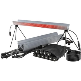 H&G Lifestyles Heated Sewer Hose Support for RV, Stainless Steel RV Sewer Hose Support with Adjustable Tripods, Freeze Protection for Winter, Musthave for RVers Compound Trailers