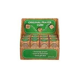 Prayer Cube-Original/Well Known Prayers w/Display & Gift Box (Pack Of 24)